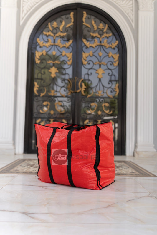 Heavy-Duty Polypropylene Clothes  Blanket Storage Bag & Caro