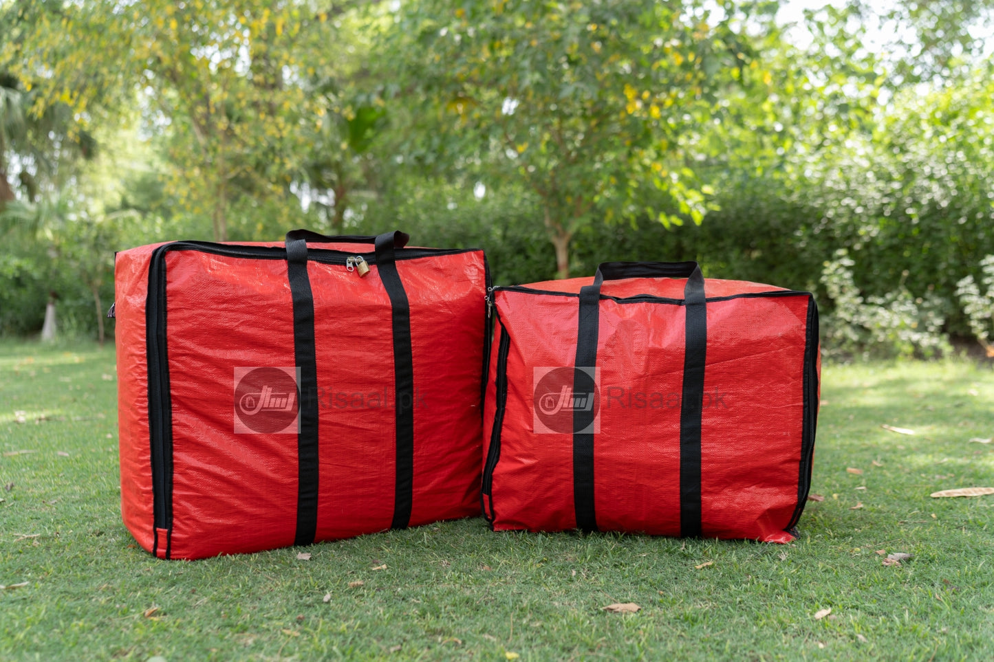 Heavy-Duty Polypropylene Clothes  Blanket Storage Bag & Caro
