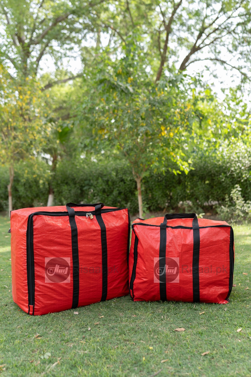 Heavy-Duty Polypropylene Clothes  Blanket Storage Bag & Caro