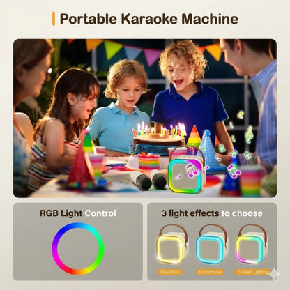 Sixonic K12 Karaoke Speaker – Portable Rechargeable Wireless Bluetooth Speaker with Microphone