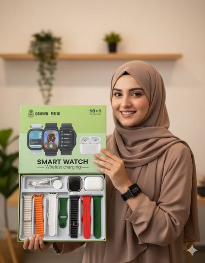 Multicolor Smart Watch with 7 Bands with Bluetooth